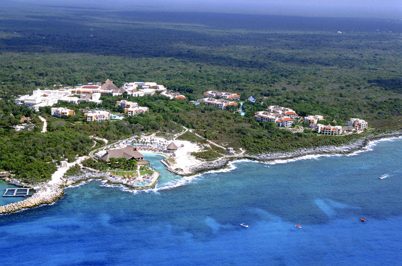Occidental At Xcaret Destination Hotel Playa del Carmen Kültér fotó Aerial view of Xcarett